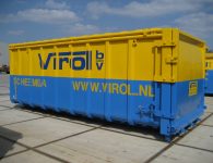 KTk, volumecontainer inclusief aflsuitklep, elektrisch hydraulisch bediend
